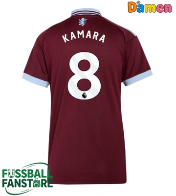 Aston Villa Boubacar Kamara #8 Replik Heimtrikot Damen 2026-27 Kurzarm
